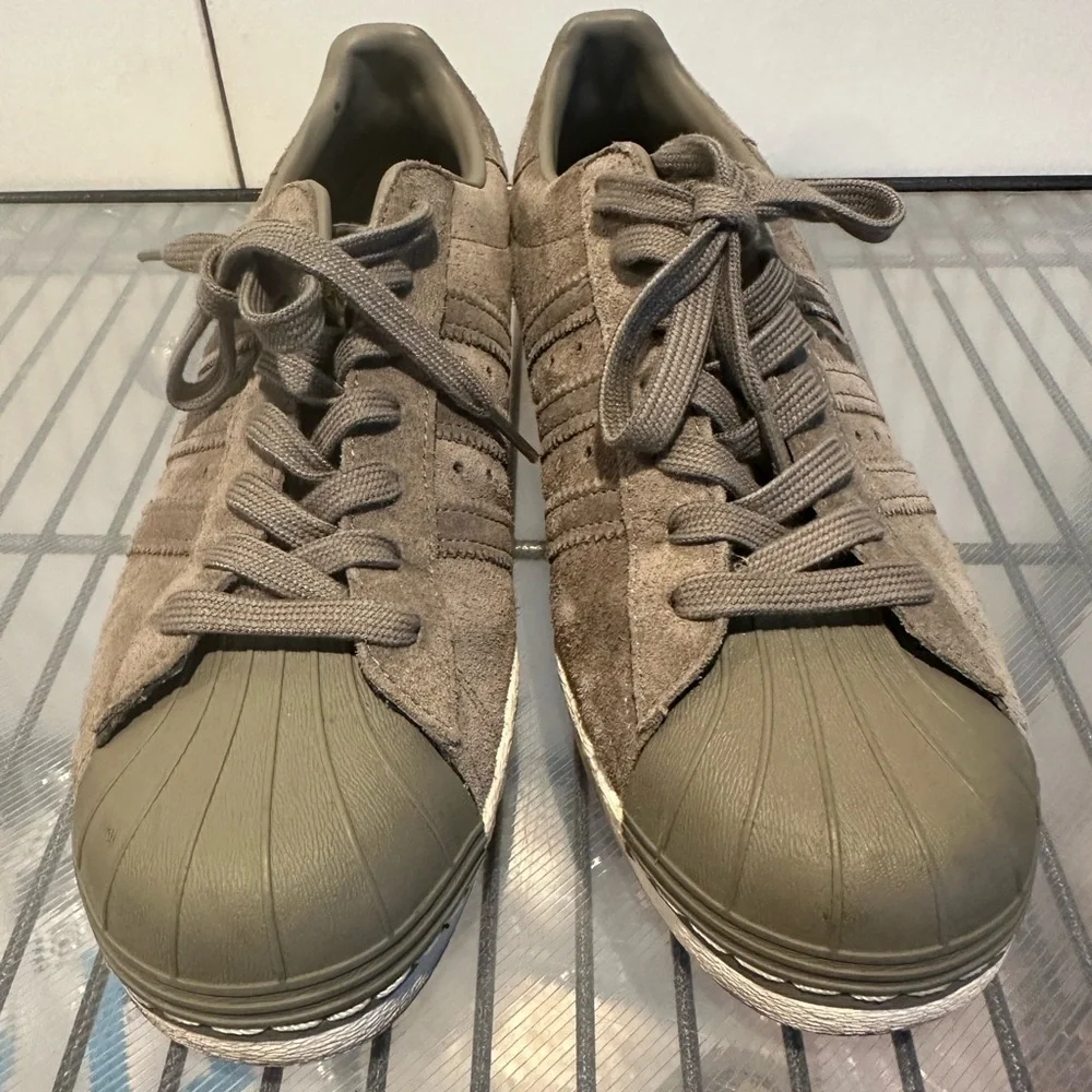 Adidas La Marque Men's Khaki Suede Sneakers